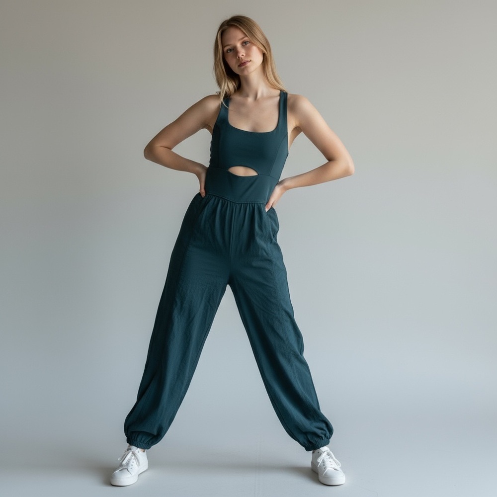 Teal Women's Jumpsuit